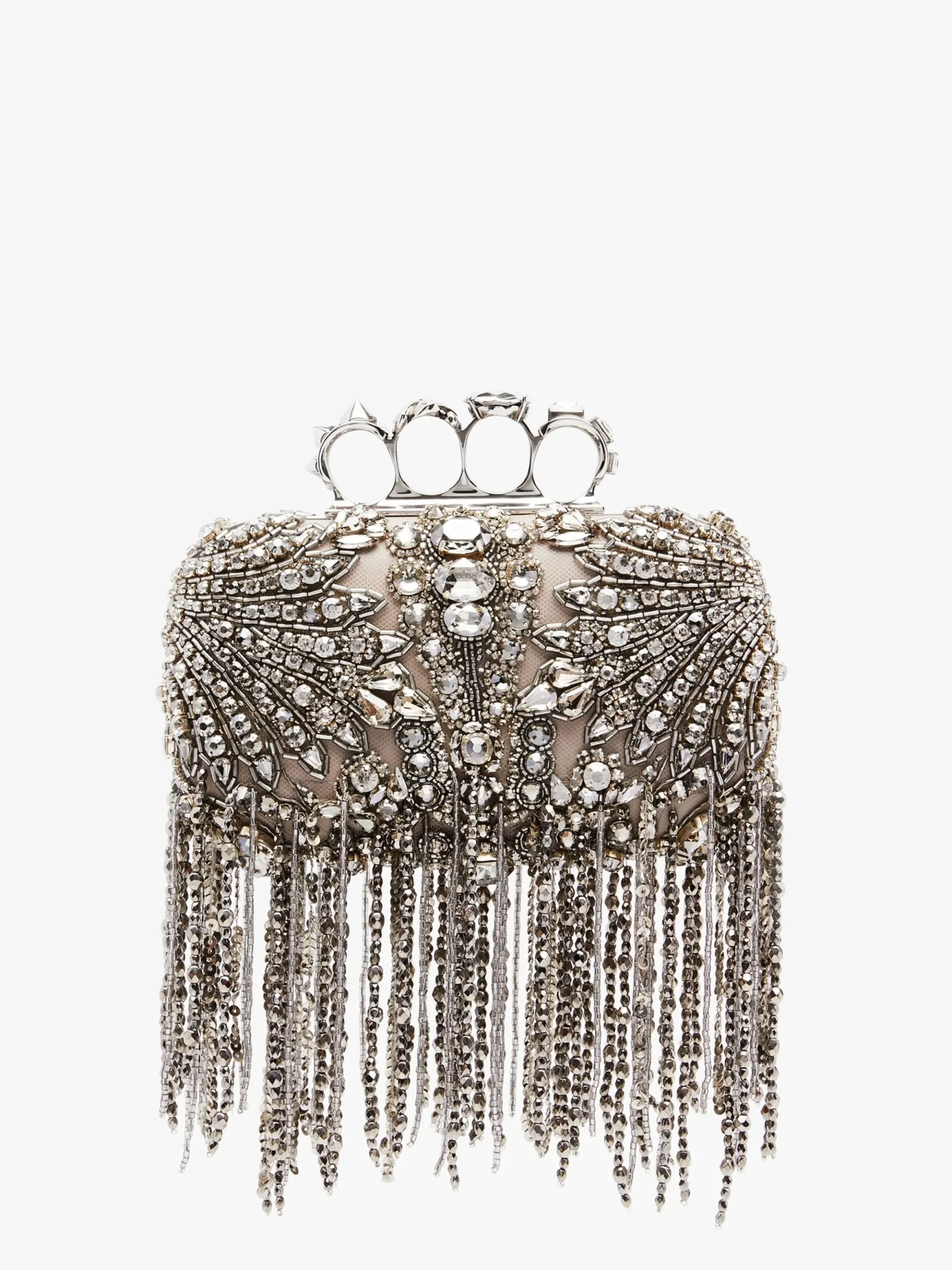 Women's Exploded Victorian Jewel Knuckle Clutch in >Alexander McQueen Cheap