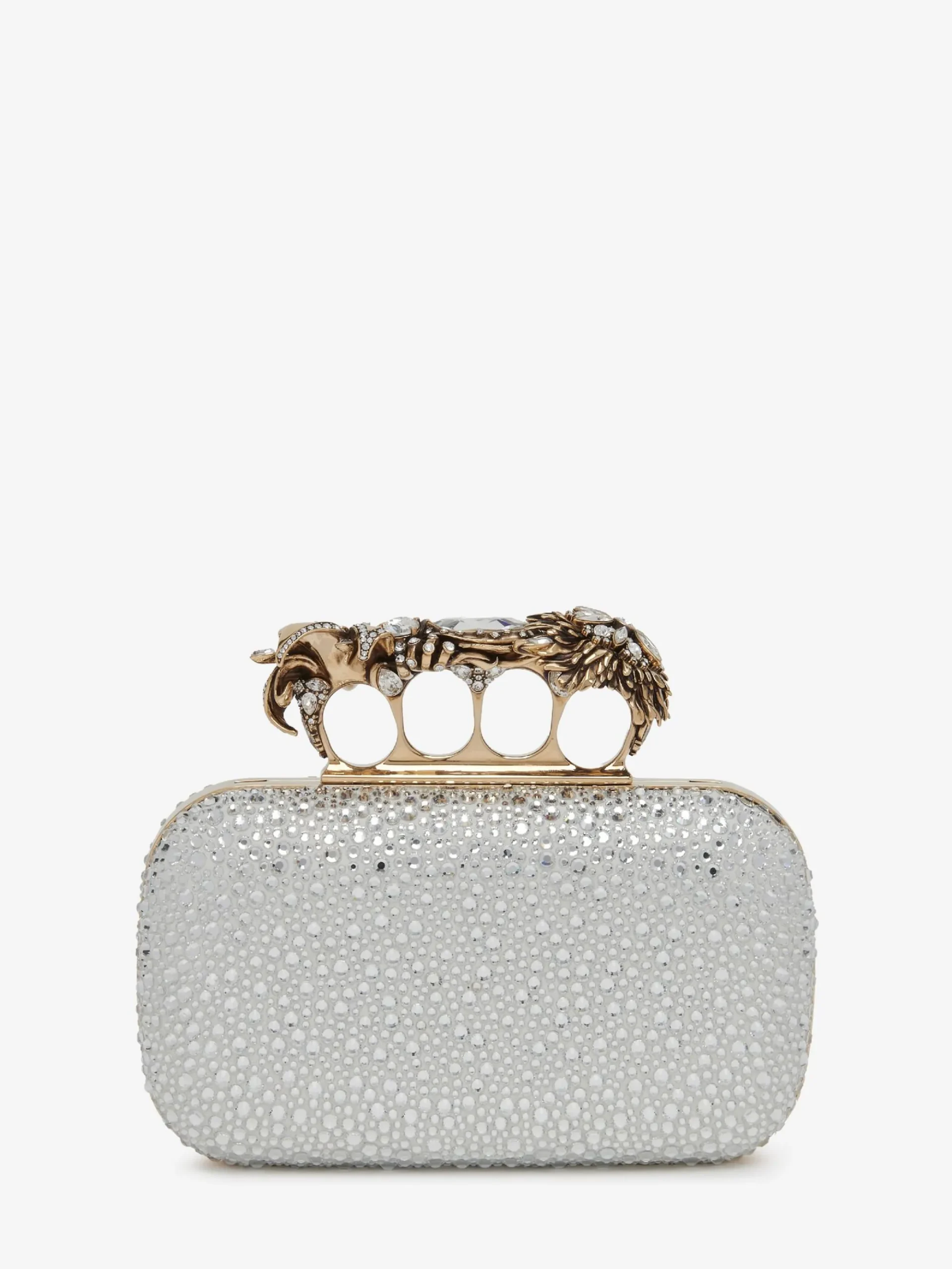 Women's Flower Knuckle Clutch in >Alexander McQueen Flash Sale