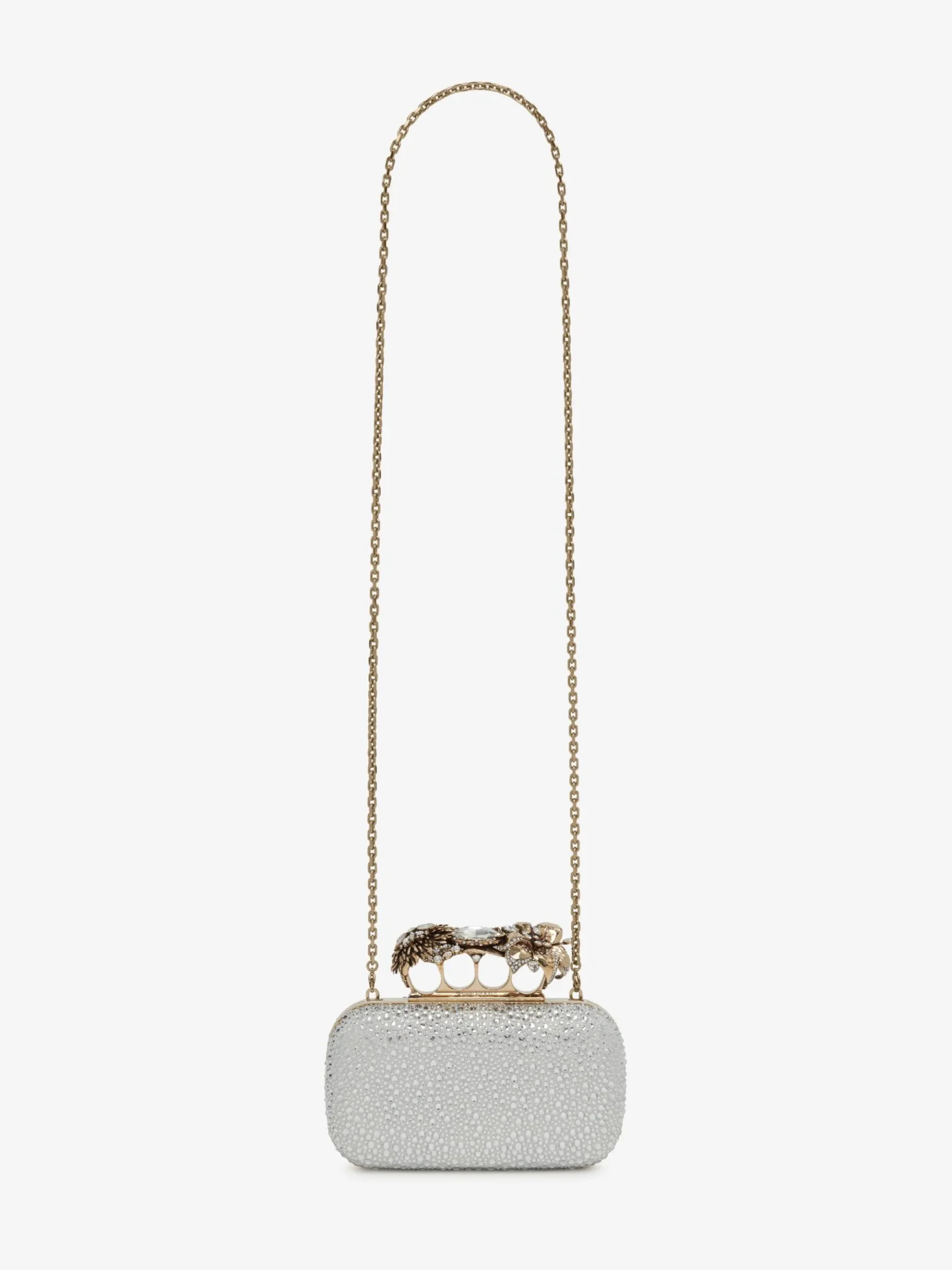 Women's Flower Knuckle Clutch in >Alexander McQueen Flash Sale