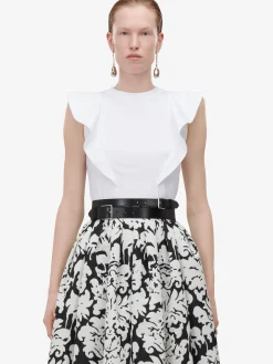 Women's Frill Detail Sleeveless Top in ><noscript><img width=