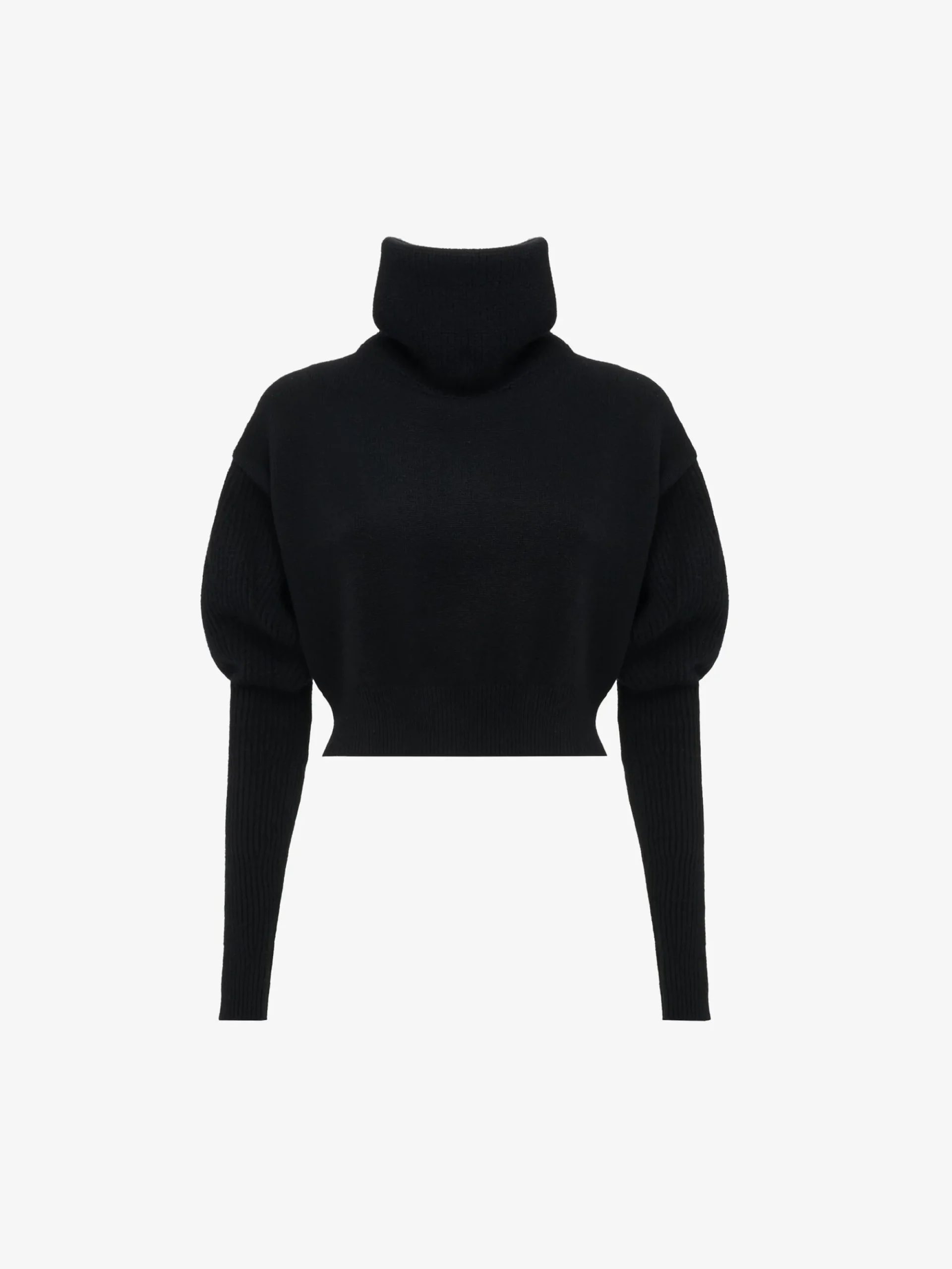Women's Funnel Neck Knit Jumper in >Alexander McQueen New