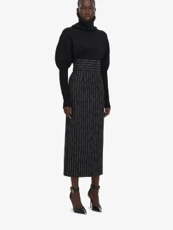 Women's Funnel Neck Knit Jumper in ><noscript><img width=