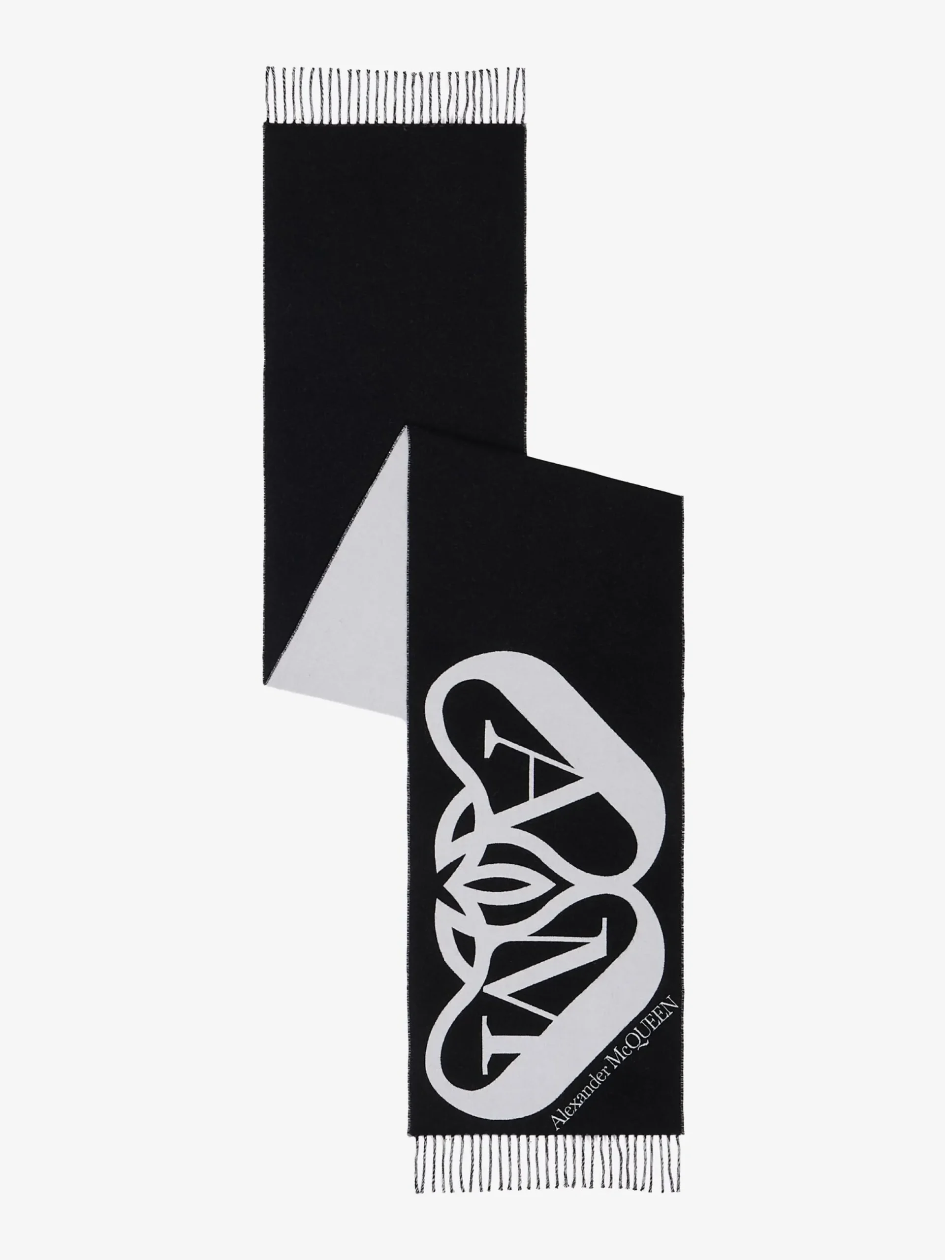 Women's Half Seal Logo Scarf in >Alexander McQueen Cheap