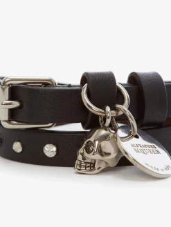 Women's Hammered Studs Double-wrap Bracelet in ><noscript><img width=