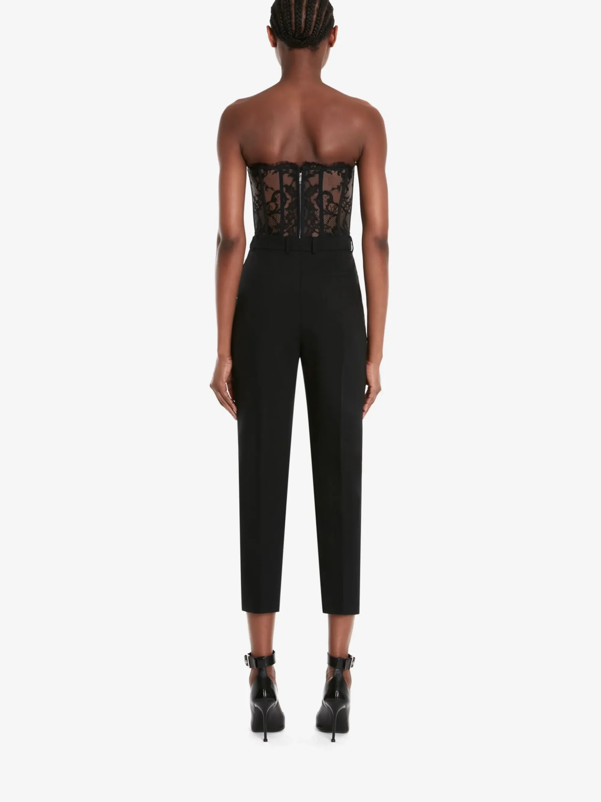 Women's High Waisted Cigarette Trouser in >Alexander McQueen Best Sale