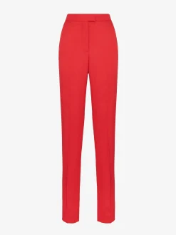 Women's High-waisted Cigarette Trousers in >Alexander McQueen New