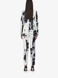 Women's High-waisted Cigarette Trousers in ><noscript><img width=