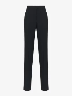 Women's High-waisted Cigarette Trousers in >Alexander McQueen Fashion
