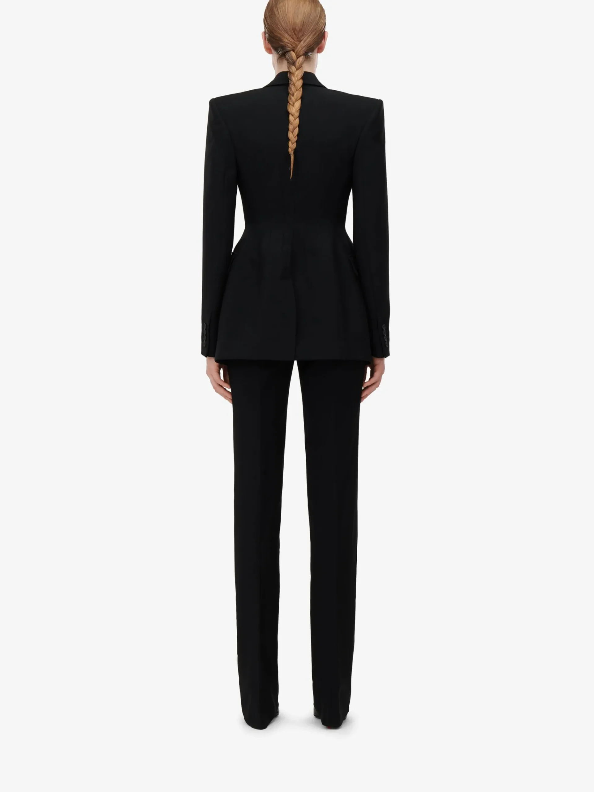 Women's High-waisted Cigarette Trousers in >Alexander McQueen Fashion
