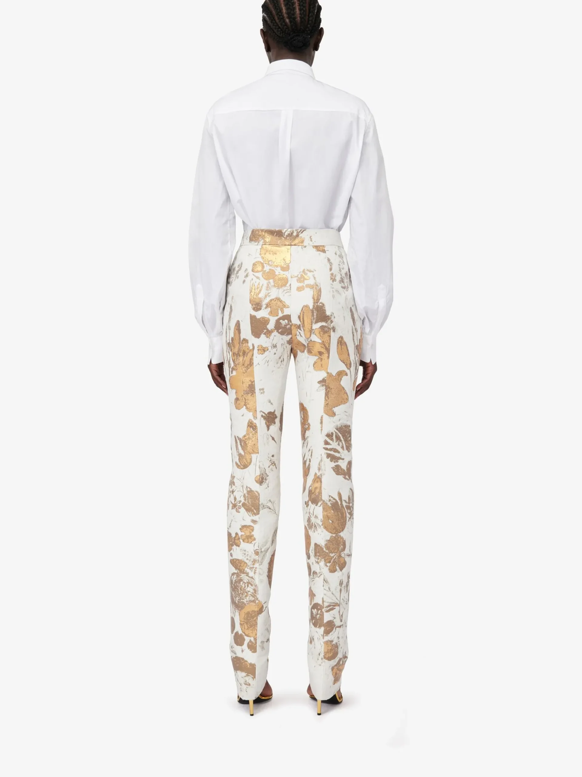 Women's High-waisted Cigarette Trousers in >Alexander McQueen Sale