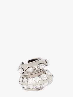 Women's Jewelled Accumulation Ring in >Alexander McQueen Discount