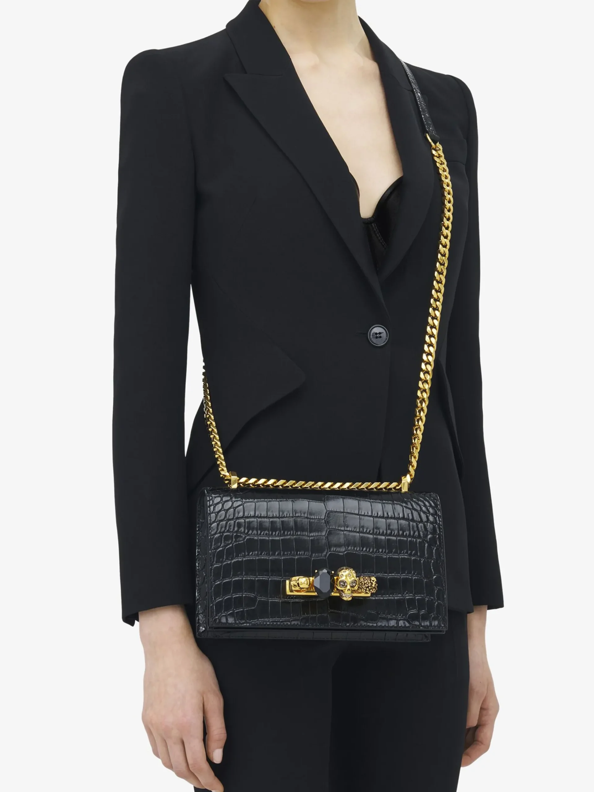 Women's Jewelled Satchel in >Alexander McQueen Shop
