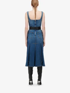 Women's Kickback Denim Dress in ><noscript><img width=