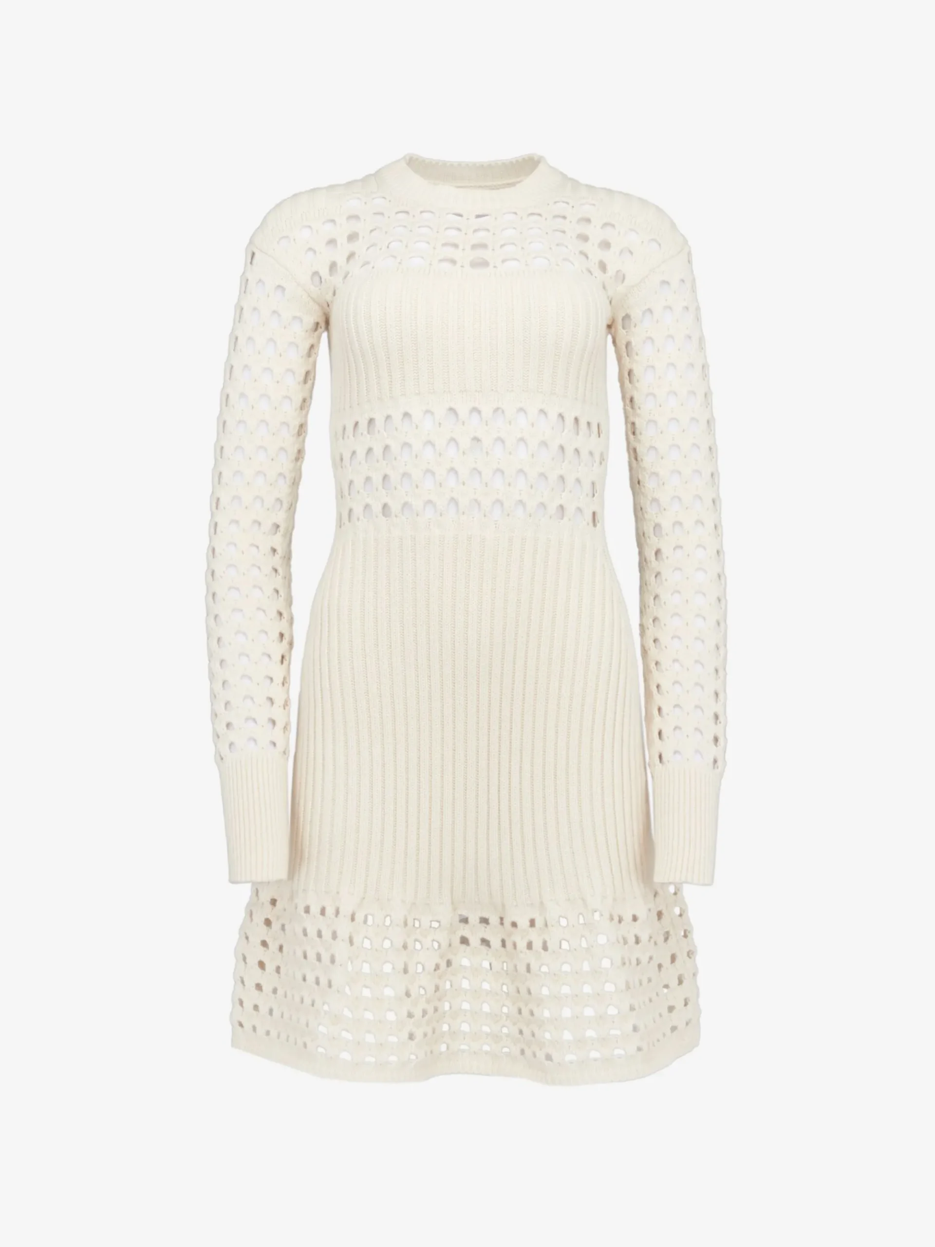 Women's Knitted Mesh Mini Dress in >Alexander McQueen Cheap