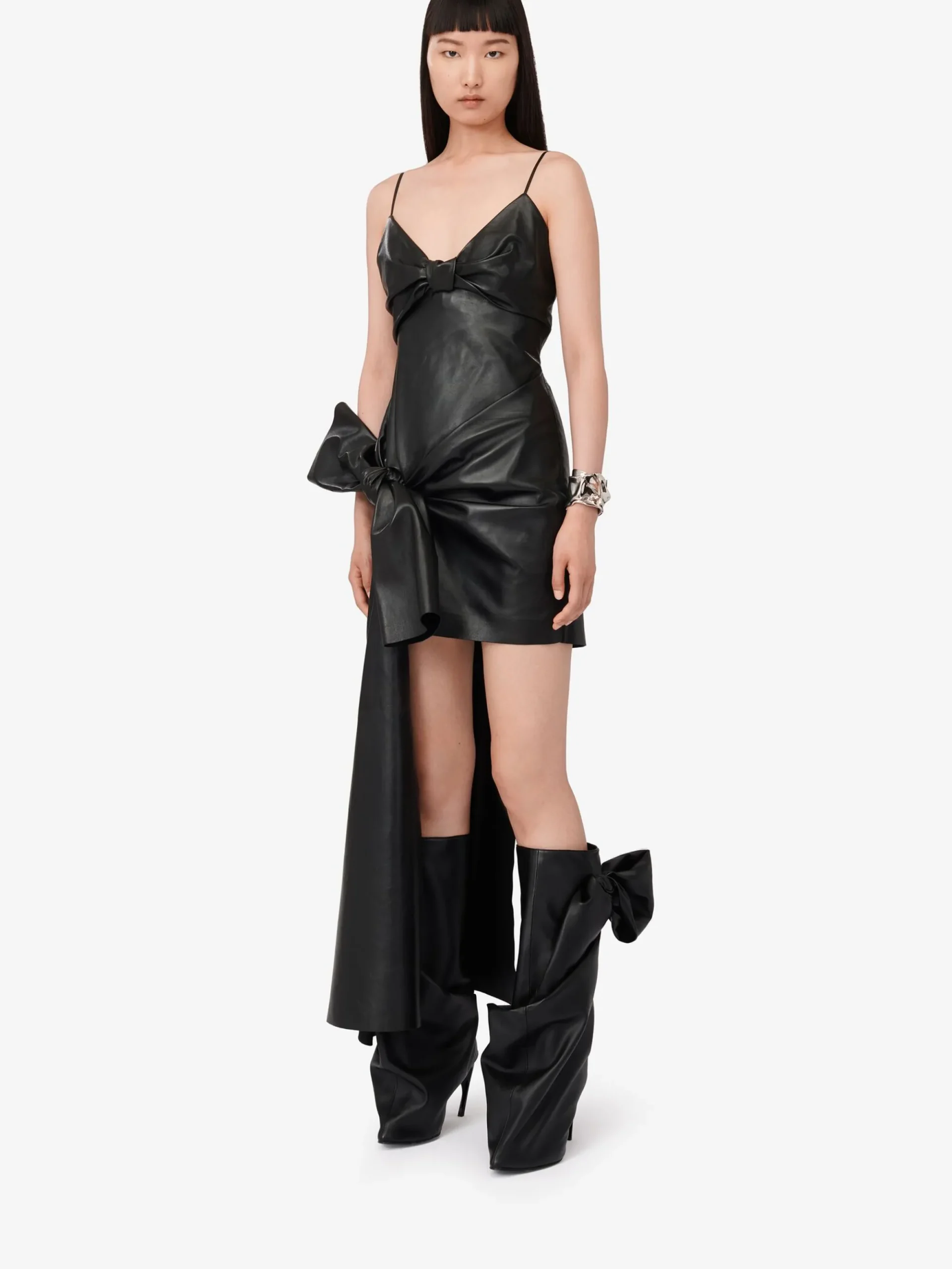 Women's Knotted Drape Dress in >Alexander McQueen Cheap