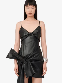 Women's Knotted Drape Dress in ><noscript><img width=