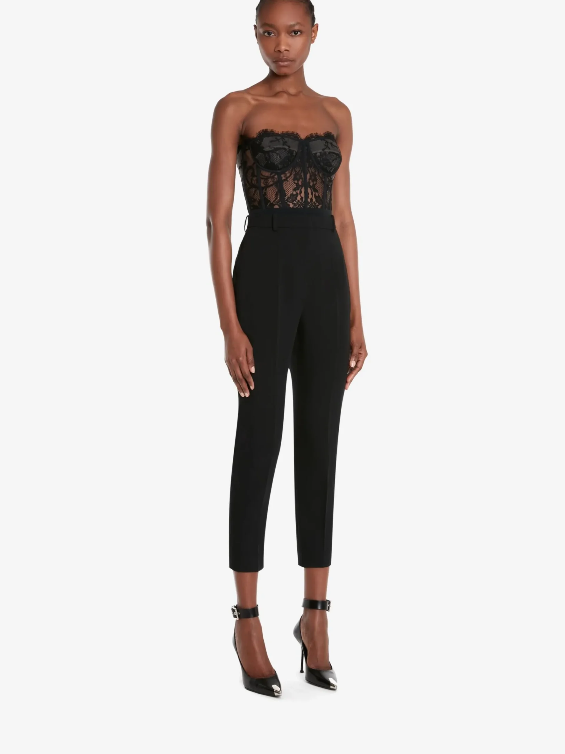 Women's Lace Corset in >Alexander McQueen Flash Sale
