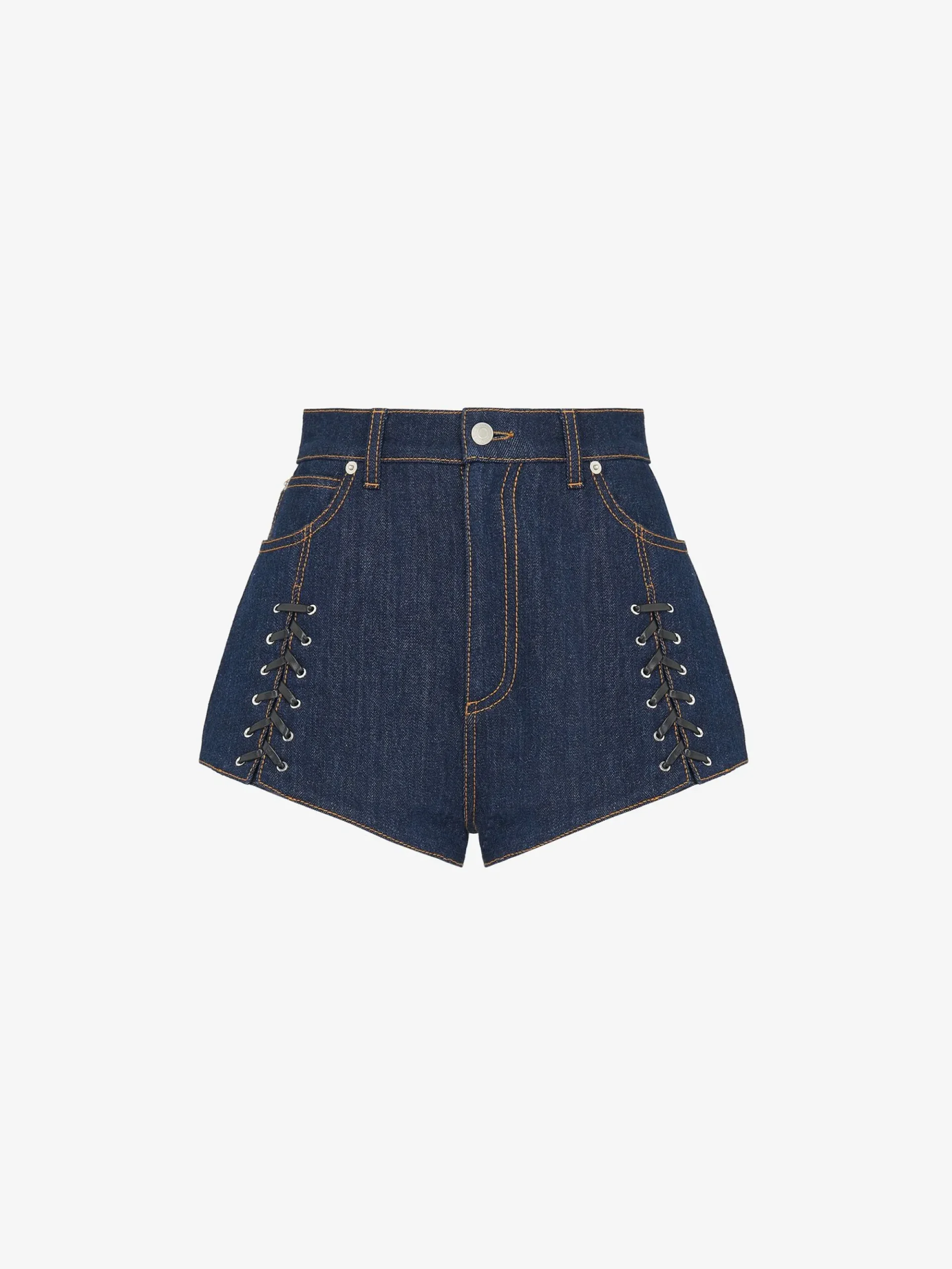 Women's Lace Detail Micro Shorts in >Alexander McQueen Store