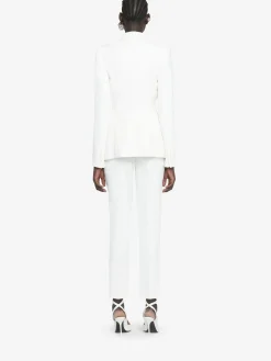Women's Leaf Crepe Cigarette Trouser in ><noscript><img width=