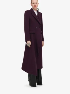 Women's Long Draped Coat in ><noscript><img width=