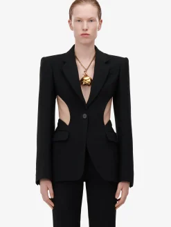 Women's Low-waisted Straight Leg Trousers in ><noscript><img width=