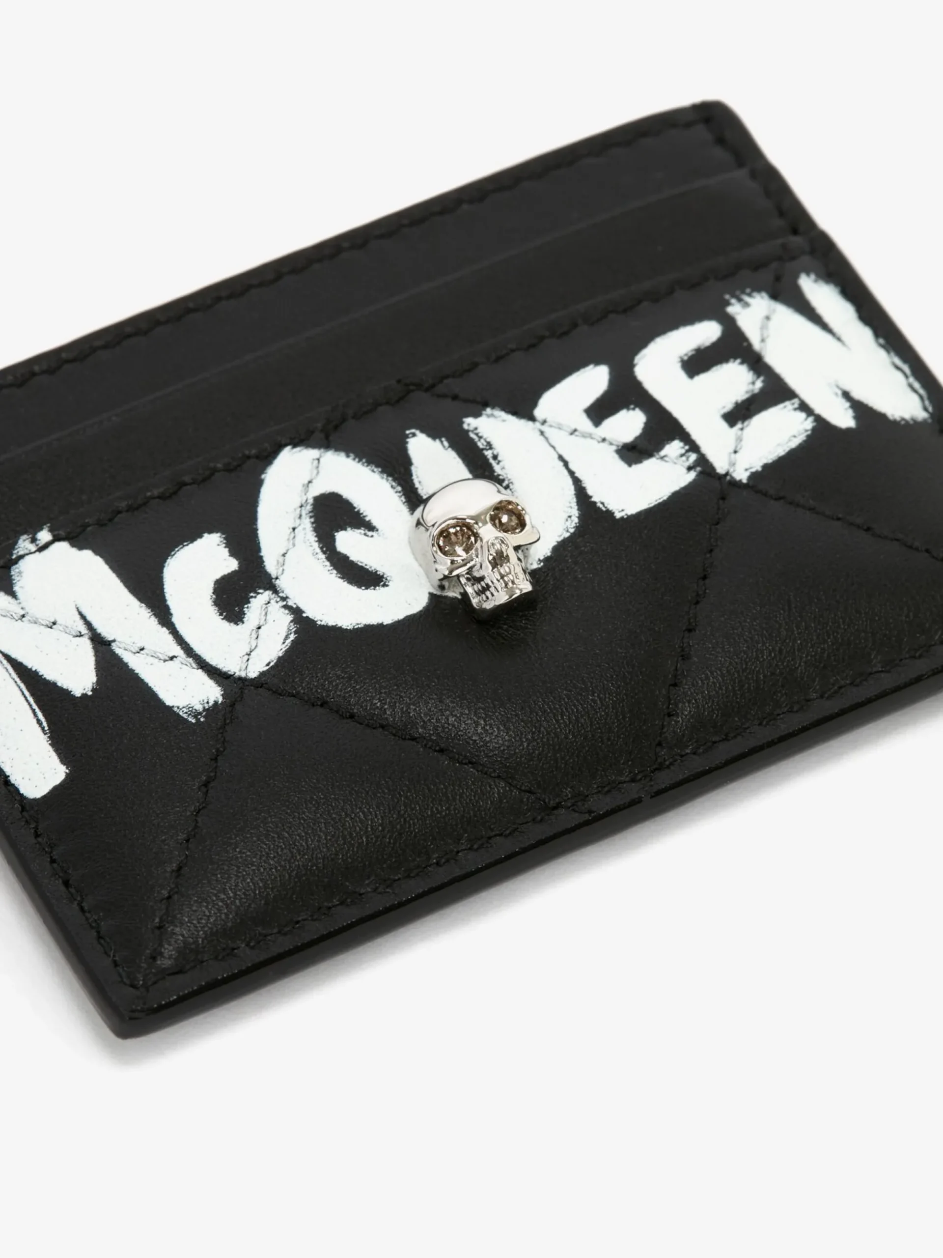 Women's McQueen Graffiti Card Holder in >Alexander McQueen Cheap