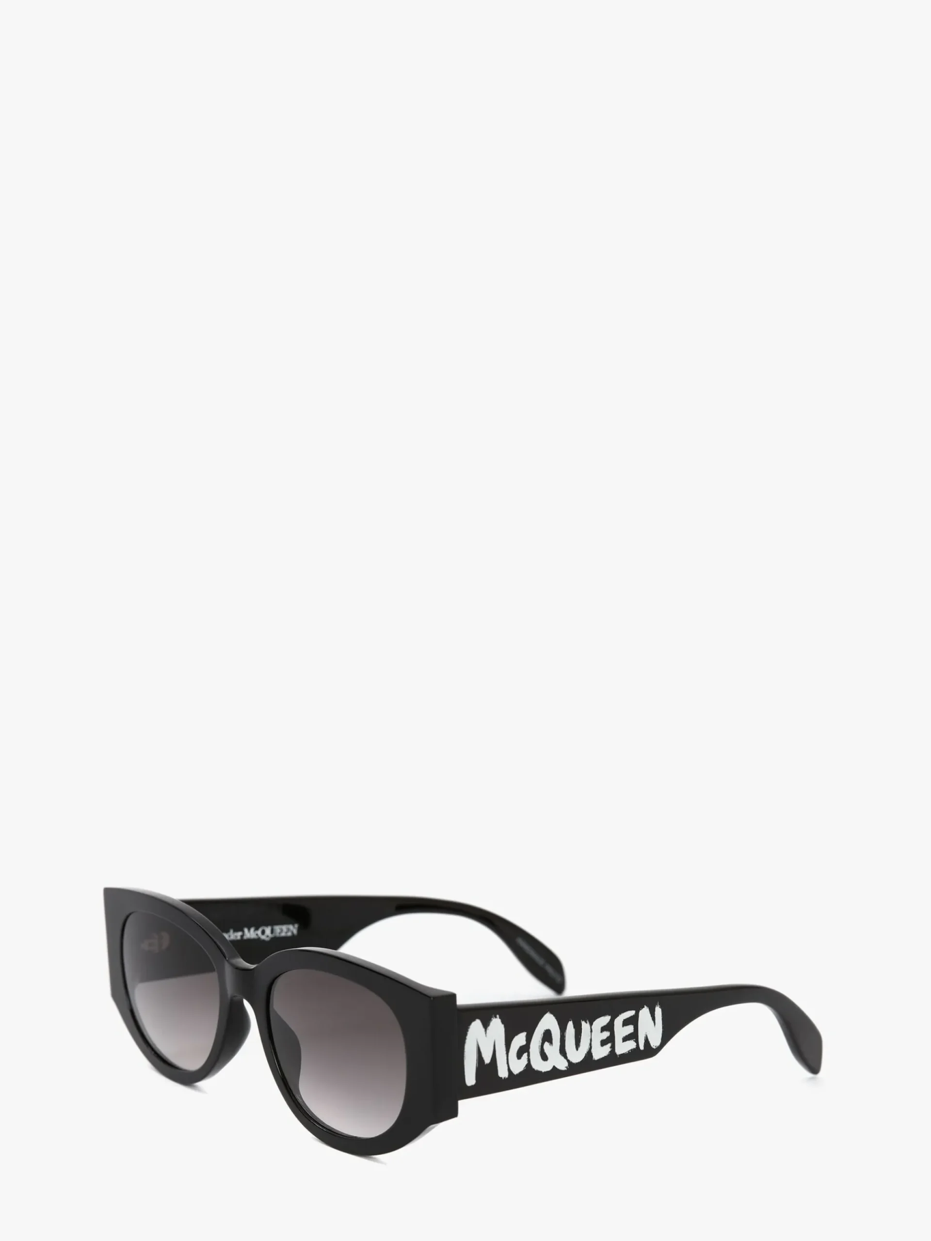 Women's McQueen Graffiti Oval Sunglasses in >Alexander McQueen Clearance