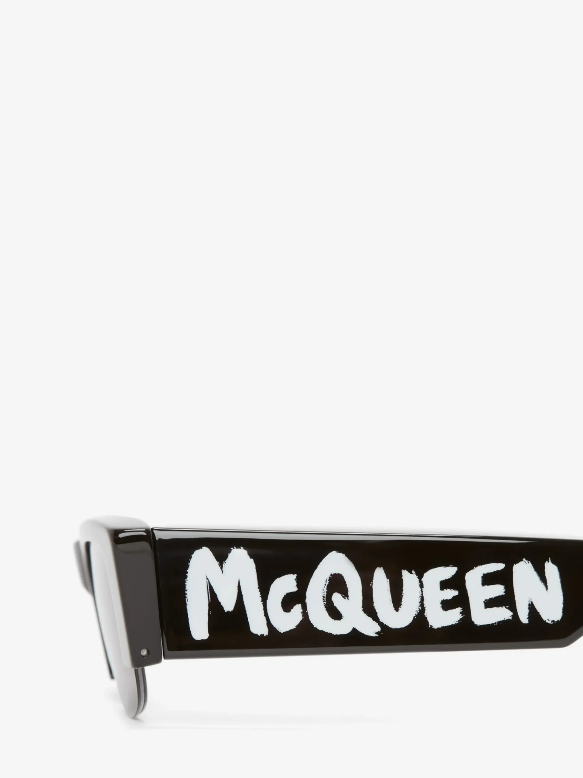 Women's McQueen Graffiti Slashed Sunglasses in >Alexander McQueen Shop
