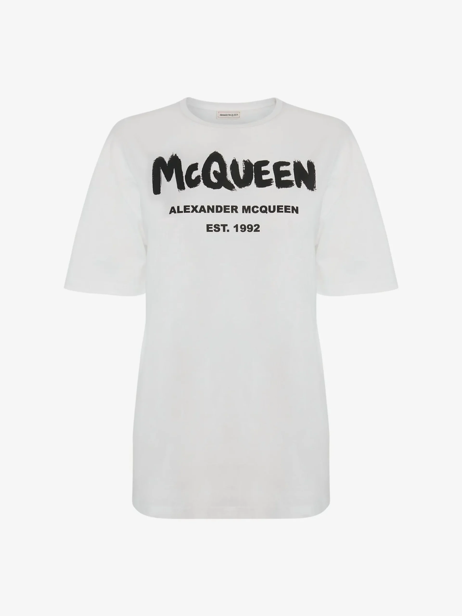Women's McQueen Graffiti T-shirt in >Alexander McQueen Shop