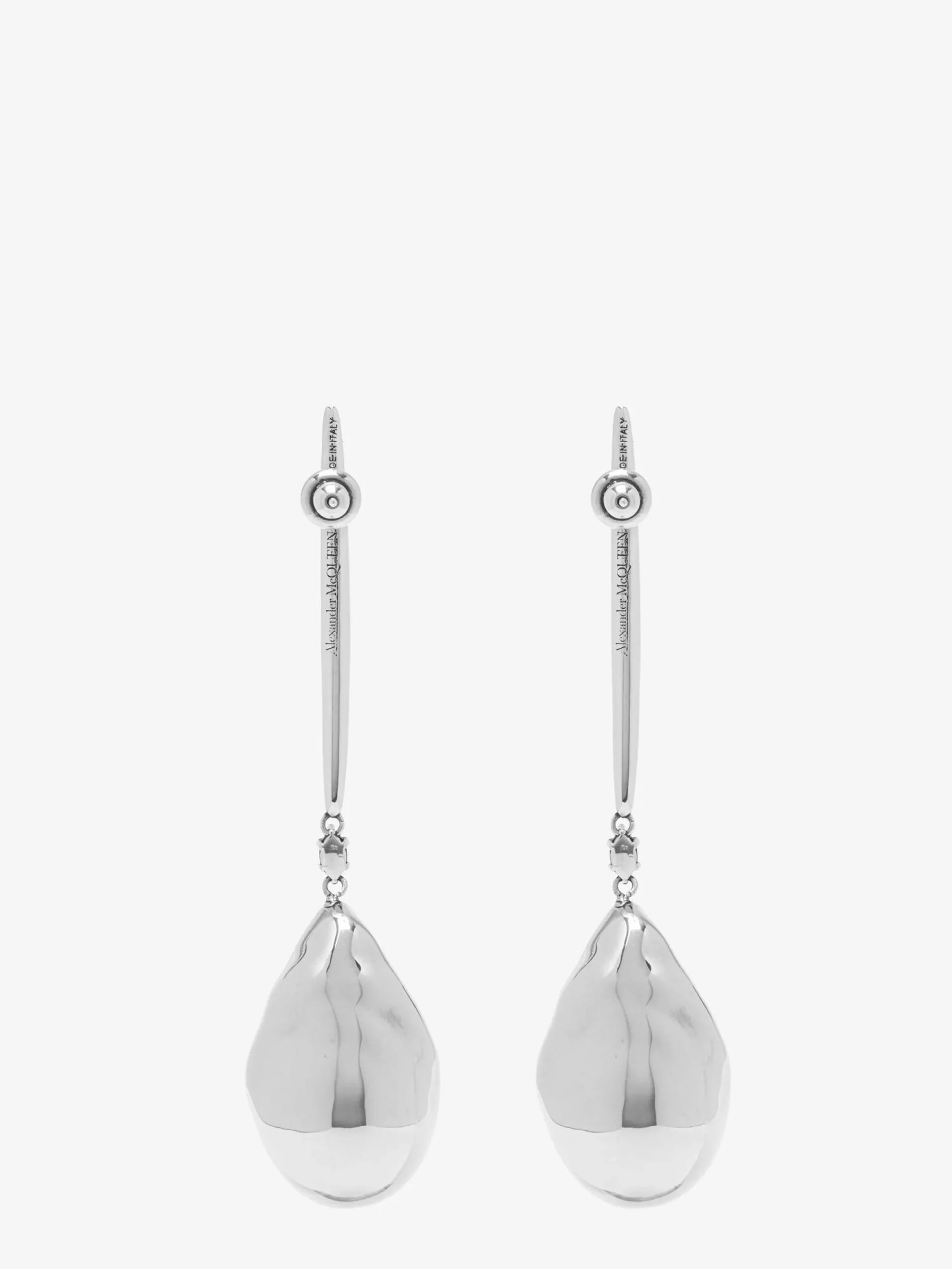 Women's Metal Pearl Stick Earrings in >Alexander McQueen Outlet