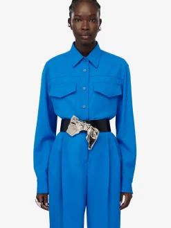Women's Military Pocket Shirt in ><noscript><img width=