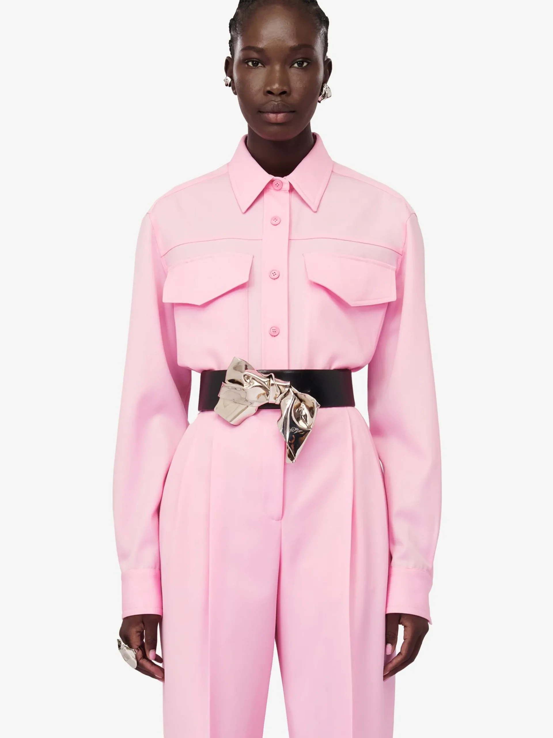 Women's Military Pocket Shirt in >Alexander McQueen Clearance