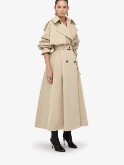 Women's Military Trench Coat in ><noscript><img width=