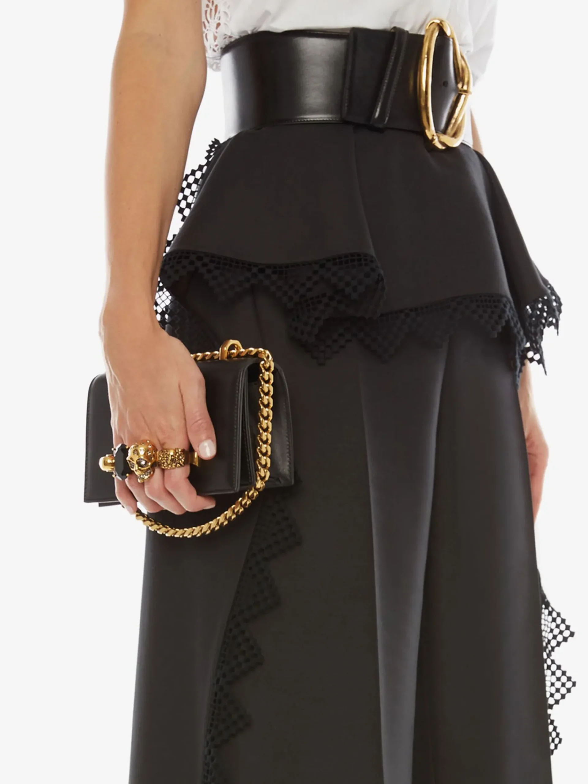 Women's Mini Jewelled Satchel in >Alexander McQueen Hot