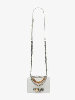 Women's Mini Jewelled Satchel With Chain in ><noscript><img width=
