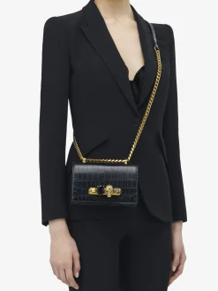 Women's Mini Jewelled Satchel in >Alexander McQueen Cheap