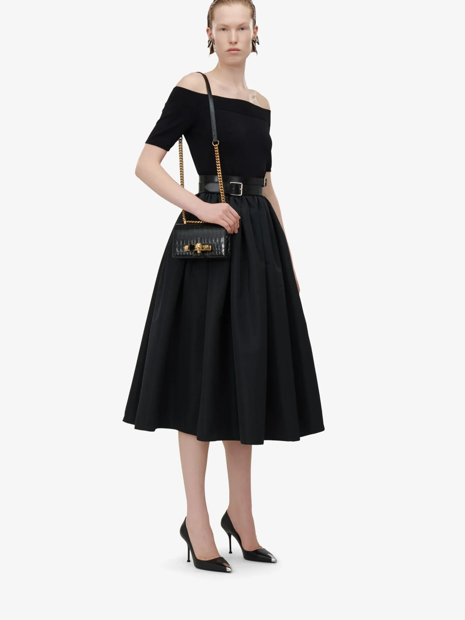 Women's Mini Jewelled Satchel in >Alexander McQueen Cheap