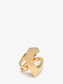 Women's Modernist Double Ring in ><noscript><img width=