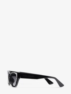 Women's Pavé Jewelled Sunglasses in ><noscript><img width=
