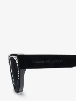 Women's Pavé Jewelled Sunglasses in ><noscript><img width=