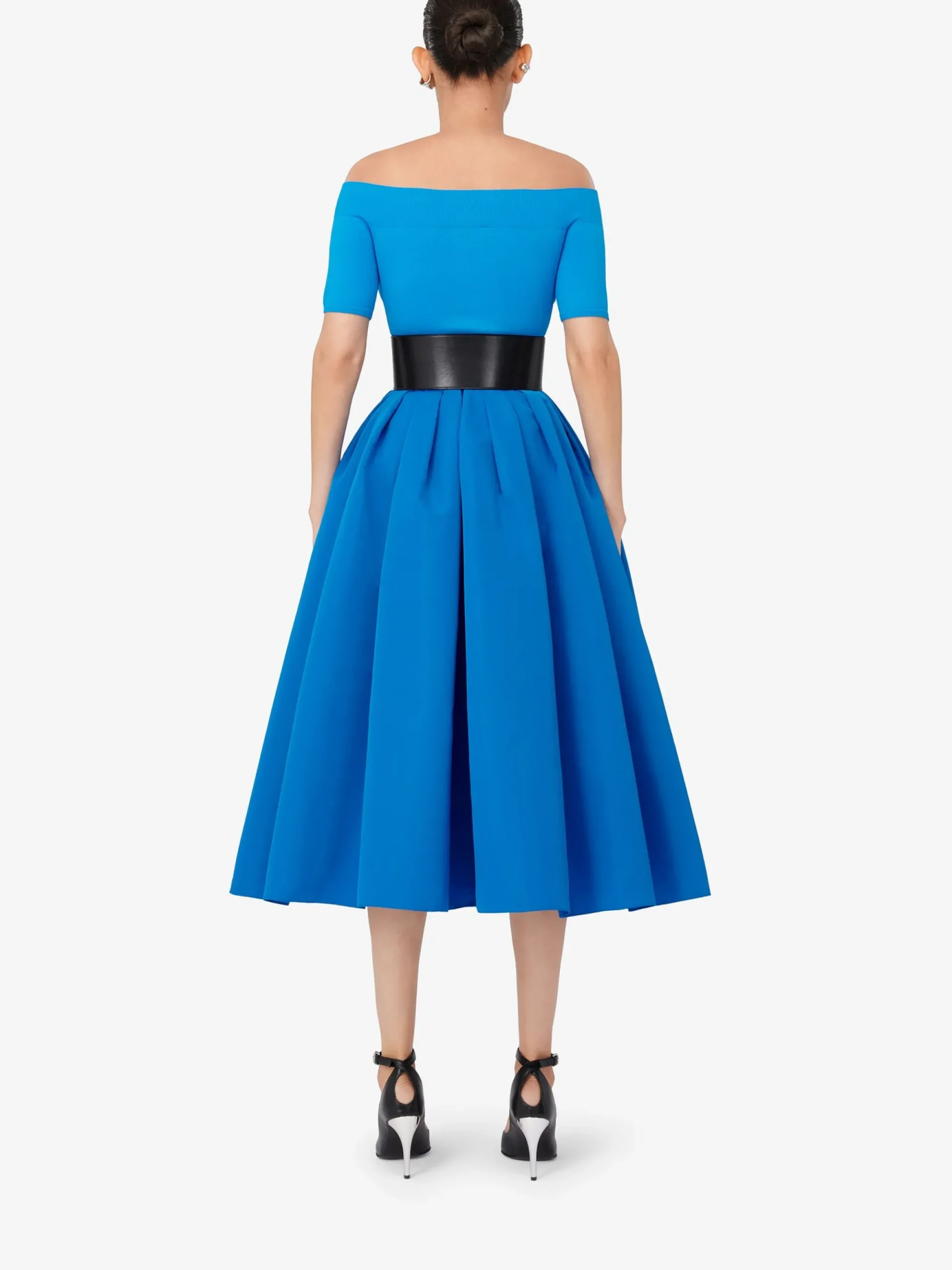 Women's Pleated Midi Skirt in >Alexander McQueen Cheap