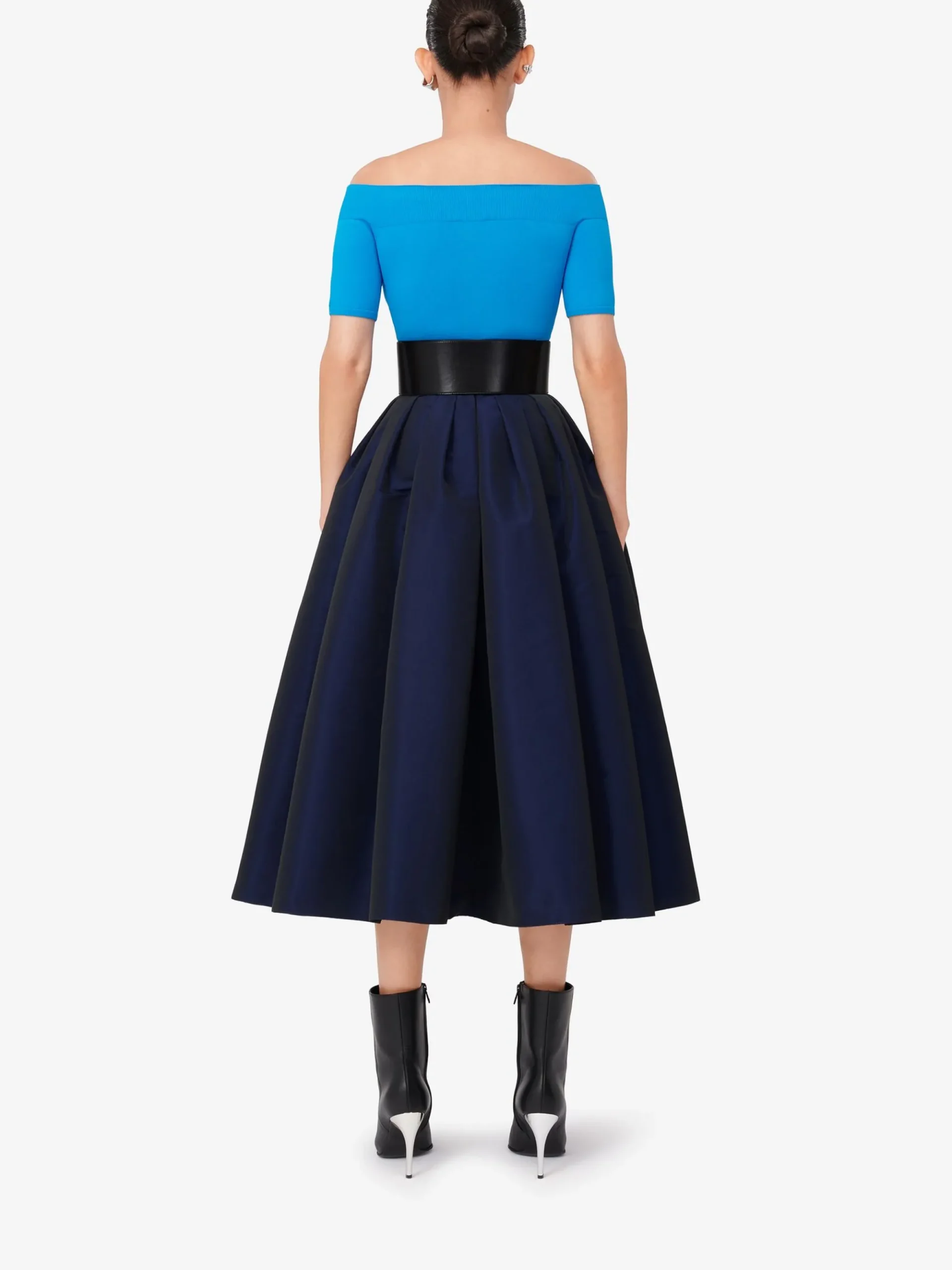 Women's Pleated Midi Skirt in >Alexander McQueen Cheap