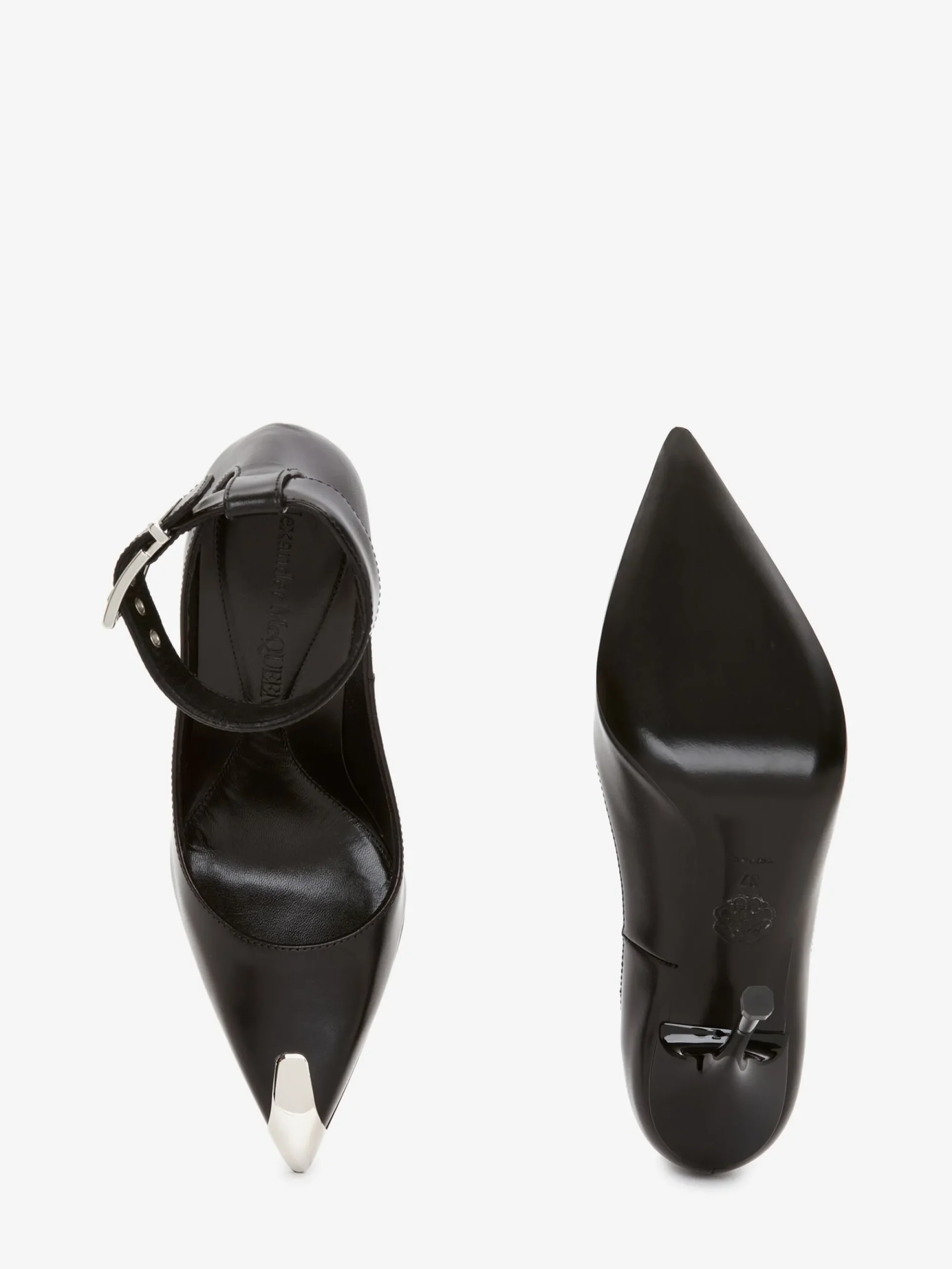 Women's Punk Ankle Strap Pump in >Alexander McQueen Hot