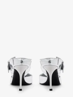 Women's Punk Buckle Mule in ><noscript><img width=