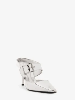 Women's Punk Buckle Mule in ><noscript><img width=