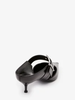 Women's Punk Buckle Mule in ><noscript><img width=