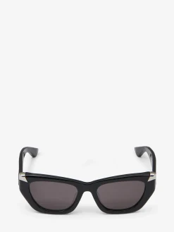 Women's Punk Rivet Geometric Sunglasses in >Alexander McQueen Best