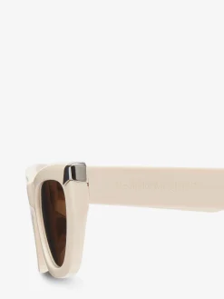 Women's Punk Rivet Geometric Sunglasses in ><noscript><img width=