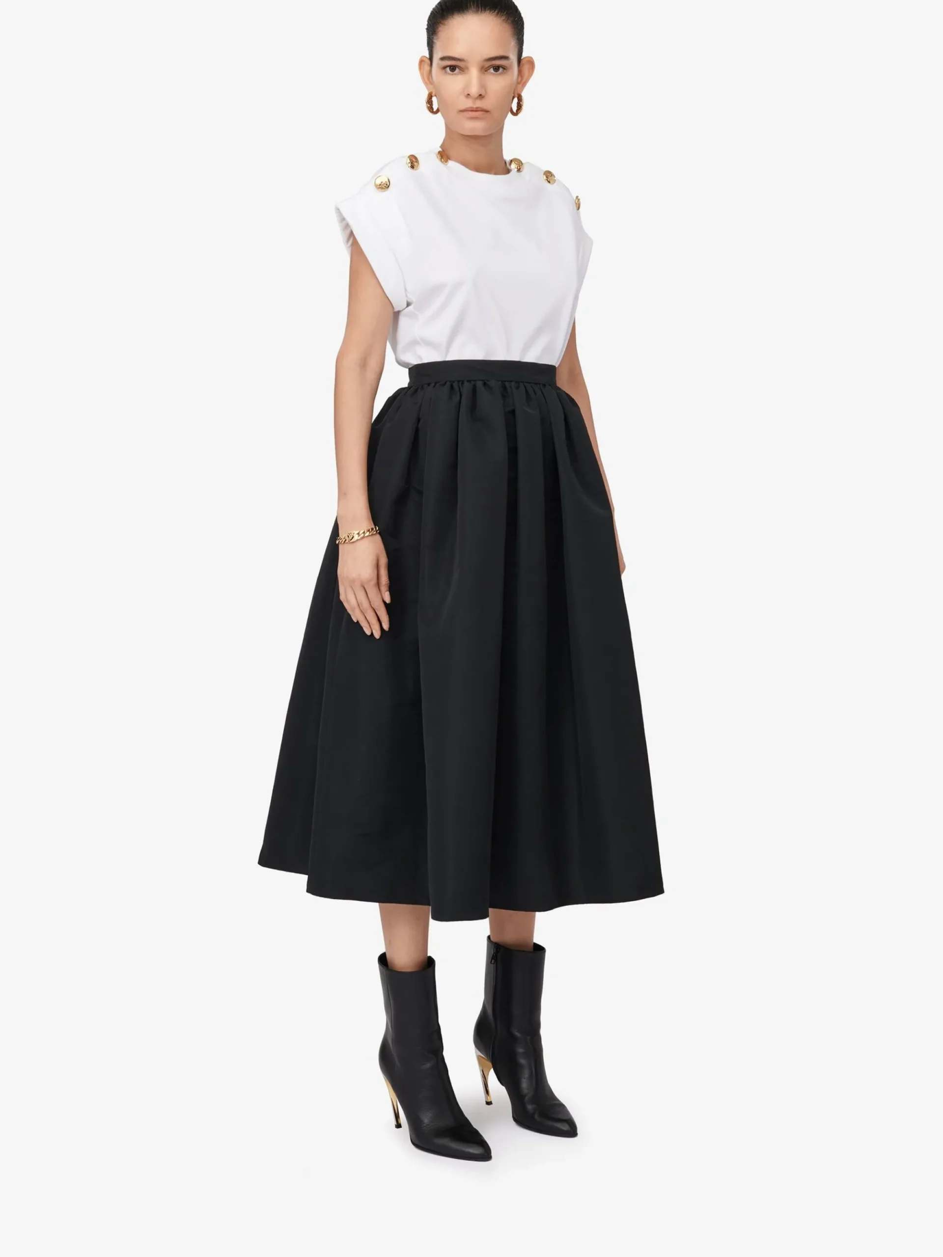 Women's Seal Button T-shirt in >Alexander McQueen Cheap