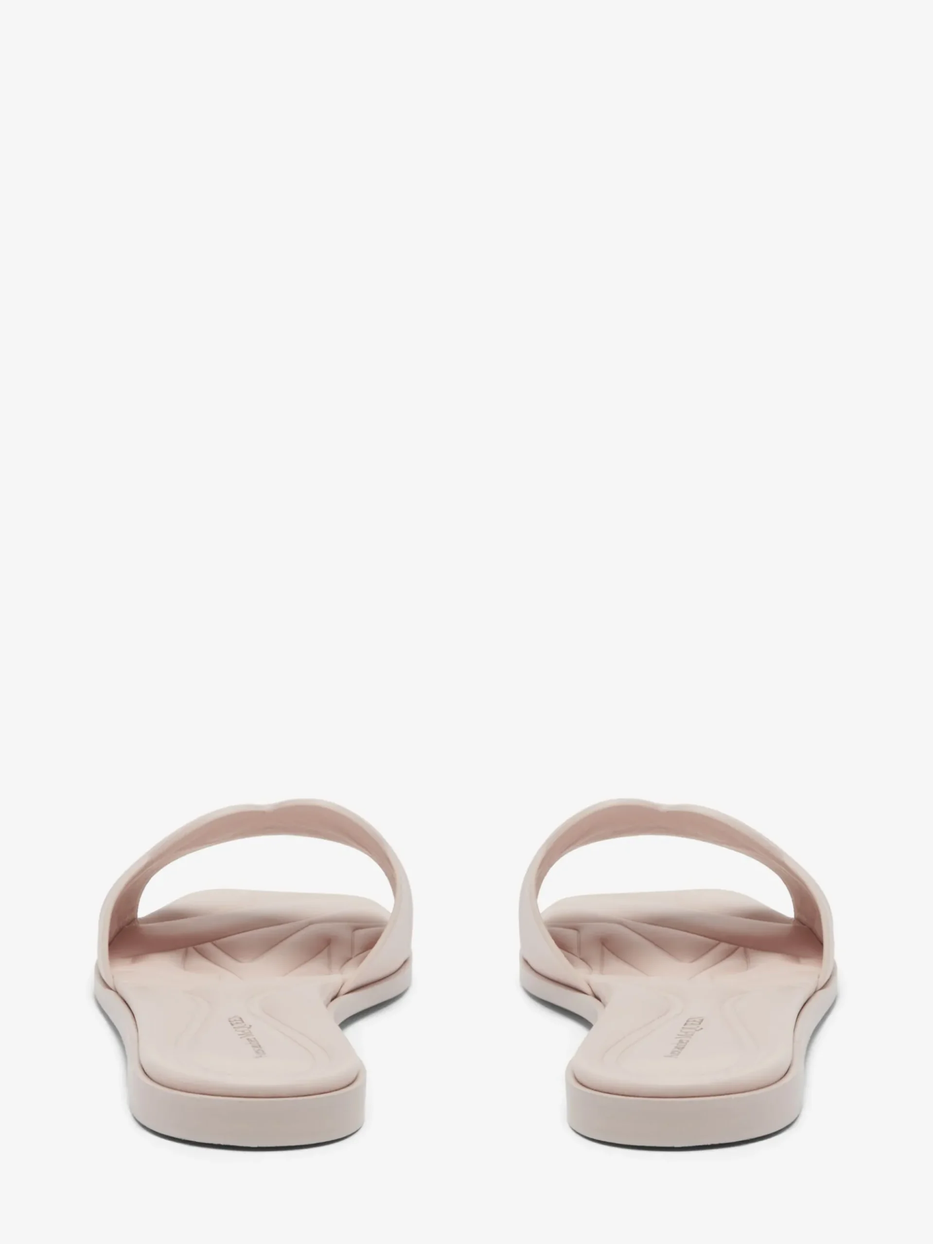 Women's Seal Flat Slide Sandal in >Alexander McQueen Hot